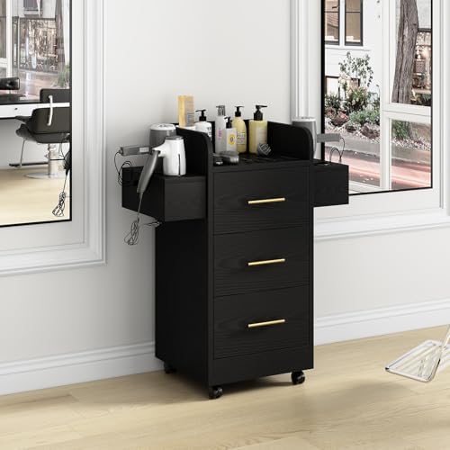 4ever2buy Salon Station for Hair Stylist, Salon Station Cart with Wheels - Image 7