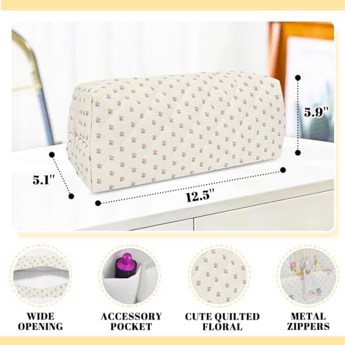 Hair Tools Travel Carrying Bag, Quilted Floral Bag for Shark Flexstyle - Image 4