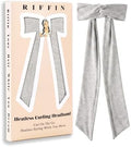 2-in-1 Heatless Curling Headband for Women & Flexible Curling Rods for Heatless Curls Overnight Heatless Hair Curlers No Heat Damage, Stretchy Fabric Headbands for Curly Long Hair, Sleep Gym Workout by RIFFIN