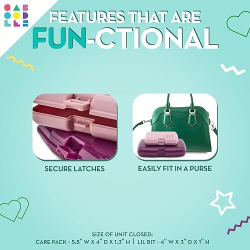 Caboodles Care Pack + Lil'Bit Set - Mustard & Mint - Image 5