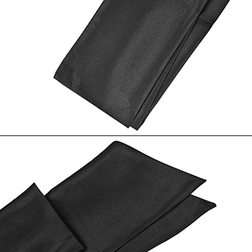 Wig Grip Band Soft Satin Scarf Fashion Headbands for Lace Frontal Wigs Fixing Makeup Sports Yoga Facial (2 Pcs, Black+Pink) - Image 2