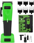 TPOB Play Barber Hair Clippers for Men 7500 RPM with Rubber Grips (Green) by TPOB
