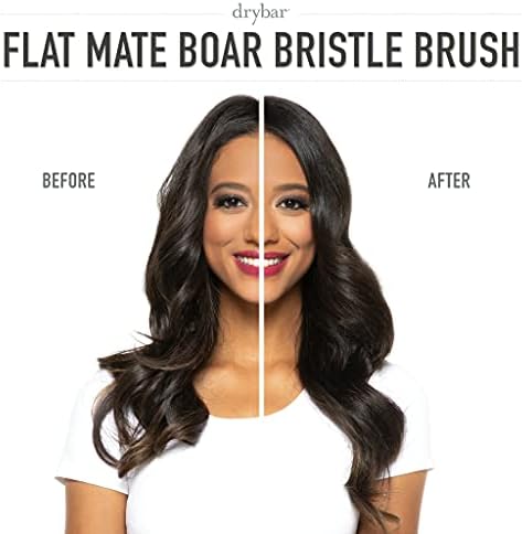 Drybar Flat Mate Boar Bristle Brush, Dark Grey - Image 6
