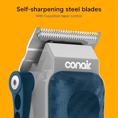 Conair Rechargeable Hair Clippers Kit, Color-Coded Guide Combs, 17 Pieces - Image 5