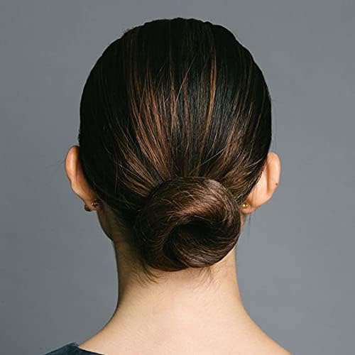 U Shaped Hair Pins for Buns, Bobby Pins for Women, Strong Thick Ballet Bun Hair Pins, Spring Steel Hair Styling Pins for Long Thick Hair, Dance, Updos and Bridal Hair, 12 Count 2 inch, Black - Image 3