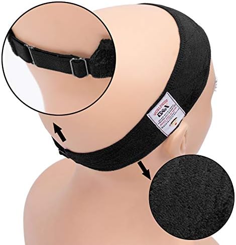 GEXWORLDWIDE GEX Wig Grip Band with Adjustable Elastic Closure Flexible Velvet No Slip Wig grip Headbands Cap for Wigs(Black) - Image 2