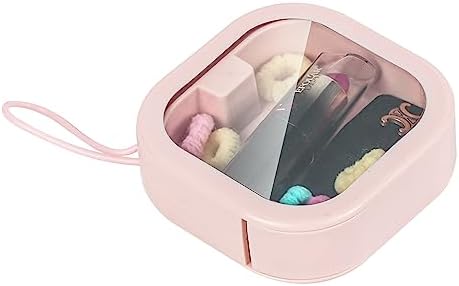 Hair Tie Organizer, Small Portable Hair Accessories Storage Can Be Stackable Or Hung On The Wall, Small Items Holder Hair Tie Organizer for Jewelry Hair Stuff Hair Clip Cotton Swab by Chfory