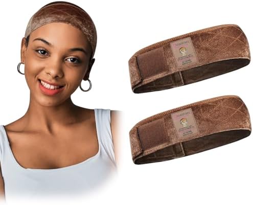 Dreamlover Wig Grip, Anti-Slip Headband for Half Wig, 2 PCS, Brown by Dreamlover