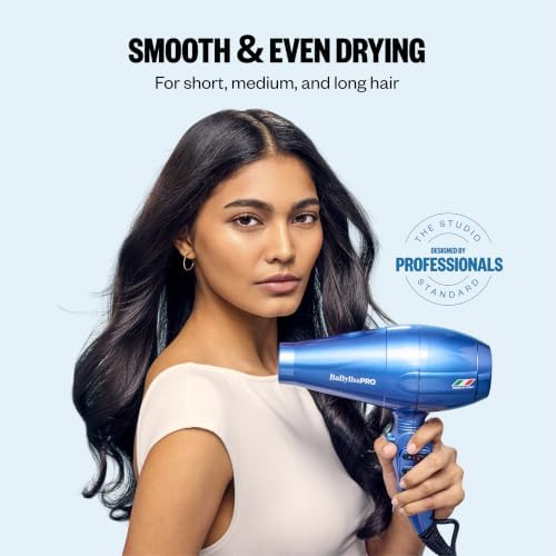 BaBylissPRO Nano Titanium Italian Portofino Hair Dryer - Professional 2000 Watt Blow Dryer - Image 2