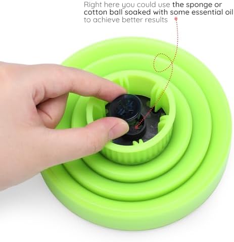 Segbeauty Collapsible Blow Dryer Diffuser, Travel Portable Hair Diffuser for Natural Curly Hair, Professional Lightweight Folding Diffuser Attachment for Dryers Nozzle 1.54 to 1.69 inches Green - Image 5