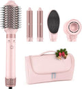 MESCOMB Dual Voltage Hot Air Styler Wrap - 5 in 1 Hair Dryer Brush with Fast Drying Blow Dryer, Styling, Straightening & Volumizing with Travel Bag (100V–240V) Gift for Women by MESCOMB