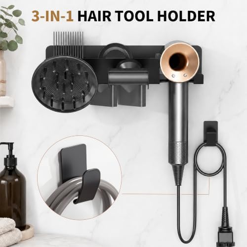 YIGII Hair Dryer Holder, Airwrap Organizer Holder for Accessories - Image 5
