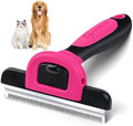 MIU COLOR Pet Grooming Brush, Deshedding Tool for Dogs & Cats, Hot Pink by MIUCOLOR