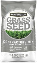 Pennington Contractors Central Grass Seed Mix, Rapid Grass Seeds for Lawn, 20 lb by Pennington