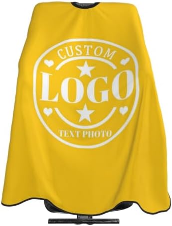 Custom Barber Cape Customized Haircut Capes Logo Text Photo Salon Hairdressing Apron for Home and Barbershop by Custom