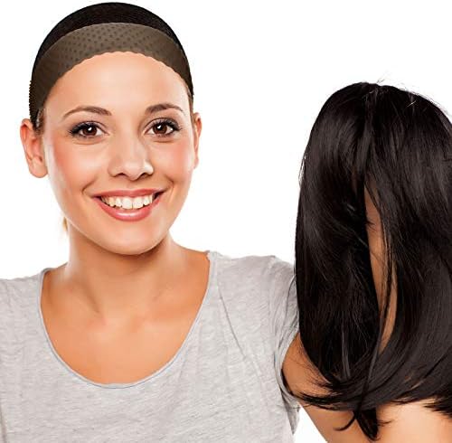 WILLBOND 2 Pcs Silicone Wig Grip Band, Black, M - Image 4