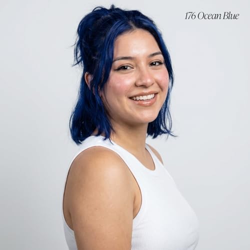 Adore Semi Permanent Hair Color, 176 Ocean Blue, 4 Fl Oz (2 Pack) - Image 2