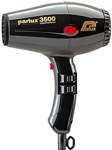 Parlux 3500 Super Compact Black Hair Dryer + M Hair Designs Metal Mesh Diffuser (Bundle) – Lightweight, High-Speed Blow Dryer for Fast Drying & Volumizing Curls - Image 2