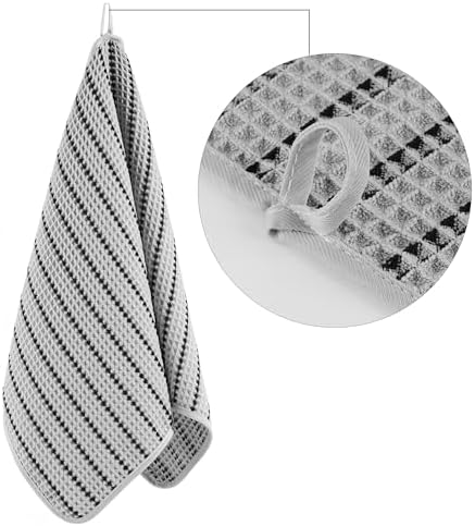 POLYTE 430 GSM Poly Blend Microfiber Quick Dry Waffle Hand Towel, 16x30 in - Image 3