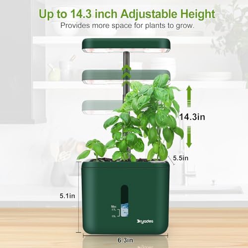 2-Pack Christmas Indoor Planting System Smart Soil Growing Kit with 17-W LED Grow Light Automatic Timed Watering Planters Gift for Friends/Women (No Seeds&Soil) - Image 7