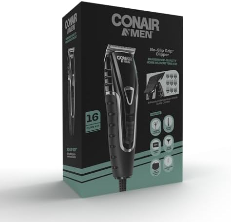 Conair Barber Haircut Clippers - Hair Trimmer - 16-Piece Haircut Kit - Image 6