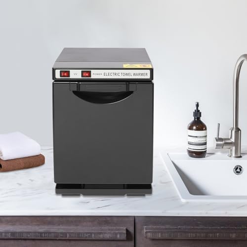 Hot Towel Warmer Cabinet, 5l Facial Spa Salon Massage Sterilizer Cabinet W/Removable Dip Tray For Facials Spa Barbershop Esthetician. (Black) - Image 3
