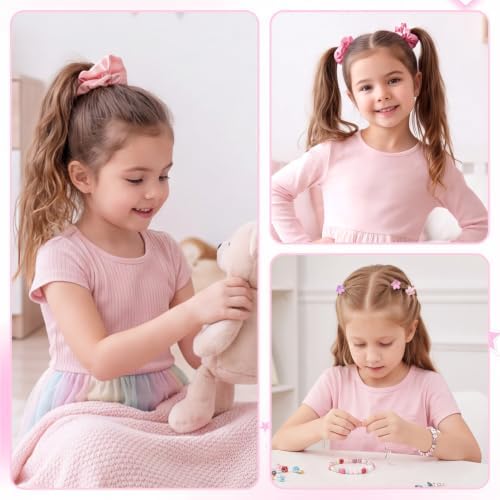 86PCS Little Girls Hair Accessories Set Cute Girls Hair Ties Hair Clips Set - Image 5