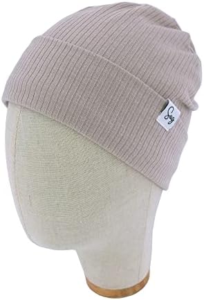 Jersey Beanie Hat for Newborn Baby Boys Girls Silky Satin Lined Hats Bonnet Toddler Infant Little Kids Beanies Caps - Image 2