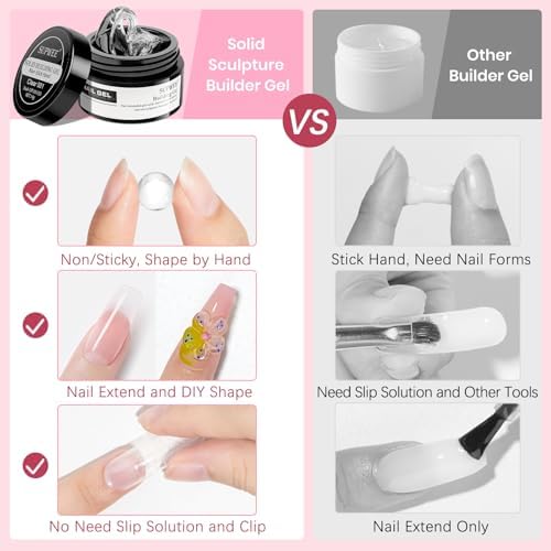Nail Extension Gel Solid Builder Gel for Nails 3D Sculpture Gel - Image 4