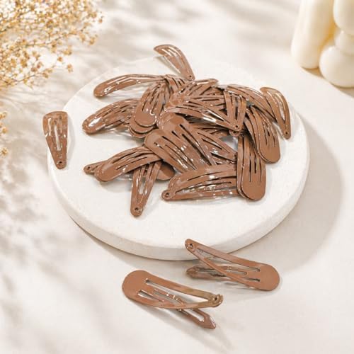 40 Counts Brown Hair Clips, 2 Inch Hair Barrettes for Women - Image 3