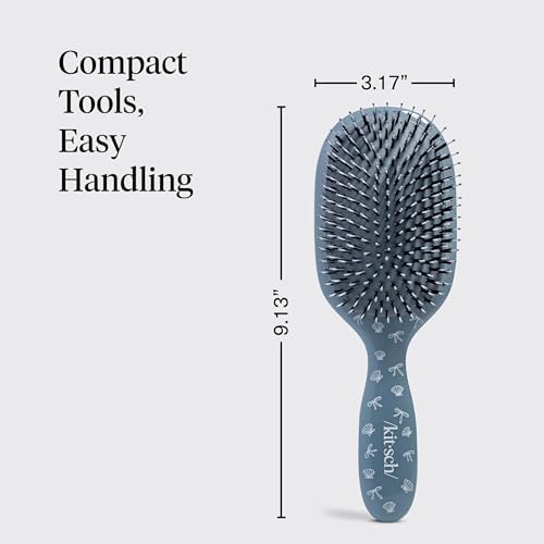 Kitsch Smooth & Polish Hair Brushes For Women and Men - Coastal Blue Print - Image 4