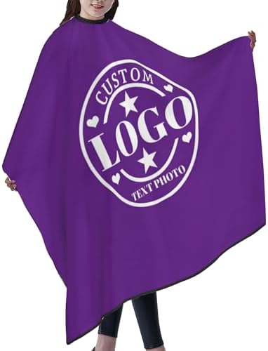 Custom Barber Cape Customized Haircut Capes Logo Text Photo Salon Hairdressing Apron for Home and Barbershop - Image 3