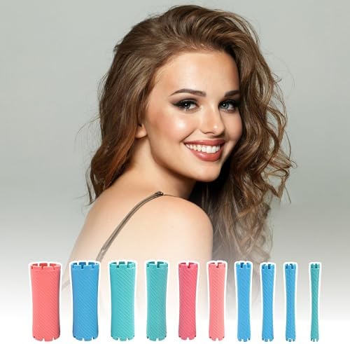 100 Pcs Perm Rods Set for Short & Long Hair, Large Curlers & Rollers for Women and Men, Cold Wave Curling Kit Permanent Bar with Multiple Sizes, Hairdressing Tools for Home Curly, Fluffy, Wavy Style - Image 5