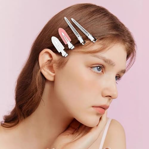 40 Pcs Hair Clips Women Styling, Alligator Metal Hair Clips, Hair Pin Curl Rollers Clips, 34 Pcs 3.5"Duckbill Sectioning Hair Clips and 6 Pcs 2.3"No Crease Clips - Image 7
