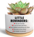 Office Desk Shelf Decor, Funny Succulent Plant Pot (Plants Not Included) by Unknown