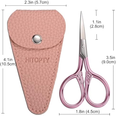 Small Pointed Scissors for Women Men Facial Hair, Beard, Mustache - Image 2