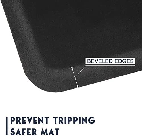 OmySalon 4'x5' - 1/2'' Thick Salon Anti Fatigue Mat for Hairstylist Standing, Barber Floor Matt with Circle Cut Out for Styling Chair, Hair Cutting Hairdressing Equipment - Image 3