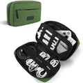 GOX Travel Cable Organizer Bag, Small Tech Pouch for Electronics, Green by GOX
