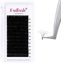 Lash Extensions D Curl 0.07 12mm Easy Fan Eyelash Extensions Premium Soft Eyelash Volume Extensions Self Fanning Lashes (0.07-D, 12mm) by FADLASH