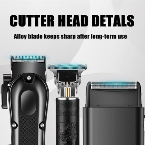 Hair Clippers for Men, Cordless Hair Cutting Kit with Trimmer Shaver - Image 2
