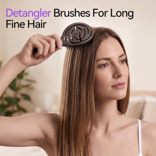 Travel Boar Bristle Hair Brush, Mini Small Pocket Hairbrush For Women Kids - Image 6
