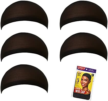 Red by Kiss Stocking Wig Cap 5 PCS (Black) by REDbyKISS