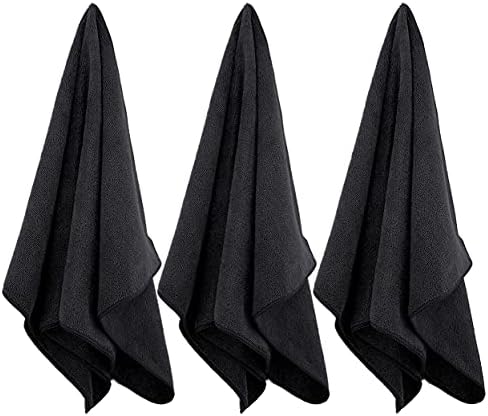 POLYTE 340 GSM Quick Dry Microfiber Hair Salon Towel, 16x29 in, 12 Pack - Image 3