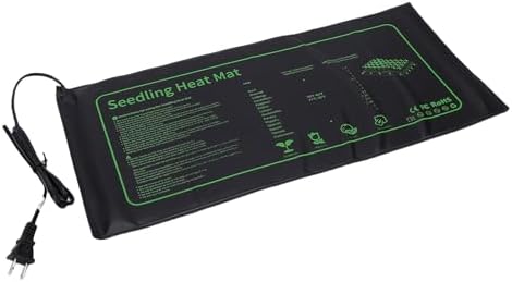 Seedling Heat Mat, Germination Station with Stable 20-30℃ Temperature Control Fast Germination for Indoor Plants Hydroponic Systems Greenhouse Gardening 10x20 Inch 20W (US Plug) by Unknown