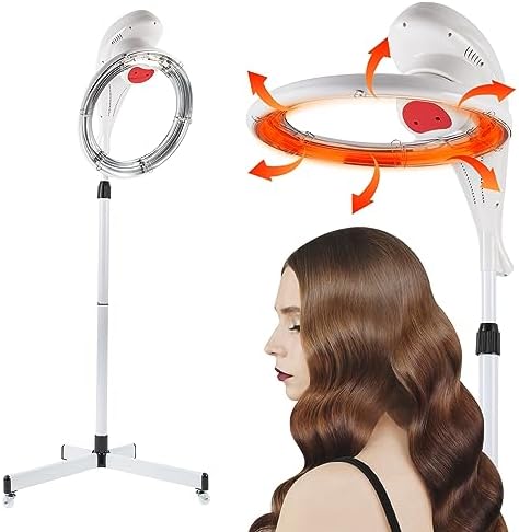 Professional Stand Hair Dryer,Orbiting Rotating Hair Processor Permed Colored Hair for Scalp Care Perfect for Salon,Spa,and Home Hair Care (Style 10) - Image 5