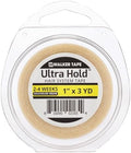 Walker Tape Ultra Hold Adhesive Tape Roll, Double Sided Strong Hold Hair Tape in Hair Extensions Human Hair, Wig Tape and Lace or Poly Systems, Long Lasting Extension Tape Replacement, 1" x 3 Yards by WalkerTape