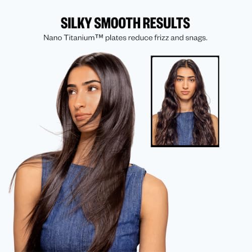 BabylissPRO Nano Titanium Ultra-Sleek Hair Straightener, Flat Iron for All Hair Types - Image 3