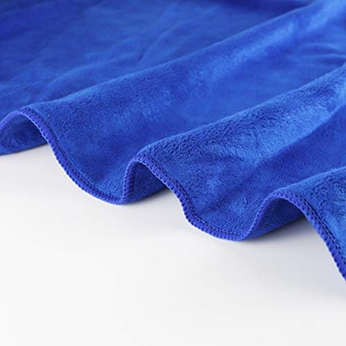 Large Microfiber Hair Towel for Curly Hair 23.6''x47'' Anti Frizz Hair Wrap Super Absorbent Curly Hair Drying Towel Large Multifunction Towel for Bath Spa Makeup, S.Blue - Image 6