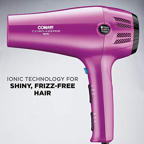 Conair Hair Dryer with Diffuser and Concentrator, 1875W, Pink (Pack of 4) - Image 3