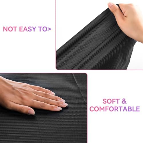 Makartt 20 Pcs Black Waterproof Nail Mats, 18"x13" Foldable - Image 5